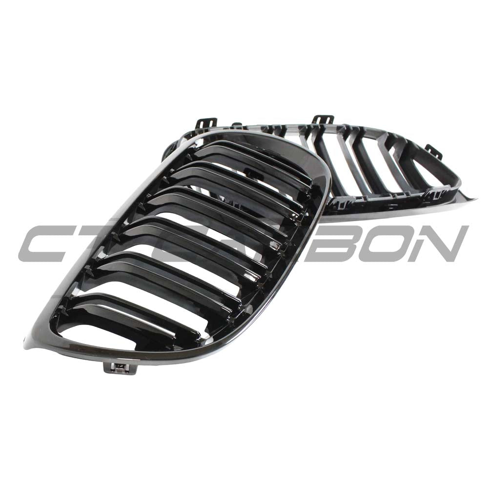 BMW E90 3 SERIES LCI DOUBLE SLAT BLACK GRILLES