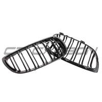 BMW E90 3 SERIES LCI DOUBLE SLAT BLACK GRILLES