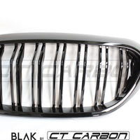BMW M5 F90 / 5 SERIES G30/G31 DOUBLE SLAT BLACK GRILLES