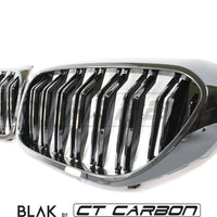 BMW M5 F90 / 5 SERIES G30/G31 DOUBLE SLAT BLACK GRILLES