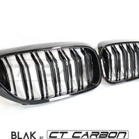 BMW M5 F90 / 5 SERIES G30/G31 DOUBLE SLAT BLACK GRILLES