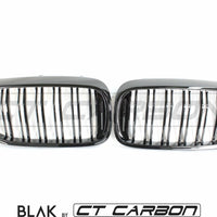 BMW M5 F90 / 5 SERIES G30/G31 DOUBLE SLAT BLACK GRILLES