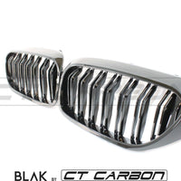 BMW M5 F90 / 5 SERIES G30/G31 DOUBLE SLAT BLACK GRILLES