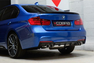 Cobra Exhausts - BMW 320D (F30 LCI/F31 LCI) (2015-19) Quad Exit M3 Style Performance Exhaust Conversion