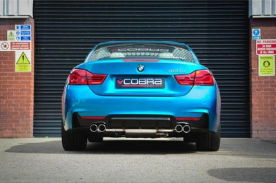 Cobra Exhausts - BMW 420i (F32/F33/F36) (13-20) Quad Exit M4 Style Performance Exhaust Conversion