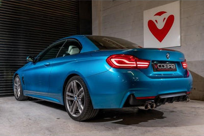 Cobra Exhausts - BMW 420i (F32/F33/F36) (13-20) Quad Exit M4 Style Performance Exhaust Conversion
