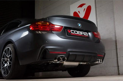 Cobra Exhausts - BMW 435D (F32/F33/F36) Quad Exit M4 Style Performance Exhaust Conversion