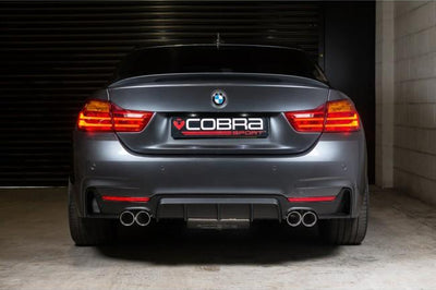 Cobra Exhausts - BMW 435D (F32/F33/F36) Quad Exit M4 Style Performance Exhaust Conversion