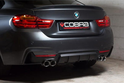 Cobra Exhausts - BMW 435D (F32/F33/F36) Quad Exit M4 Style Performance Exhaust Conversion