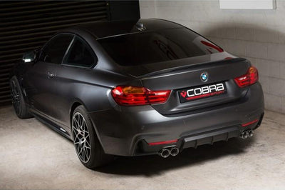 Cobra Exhausts - BMW 435D (F32/F33/F36) Quad Exit M4 Style Performance Exhaust Conversion