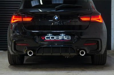 Cobra Exhausts - BMW M135i Exhaust Tailpipes - Larger 3.5" M Performance Tips - Replacement Slip-on OE Style