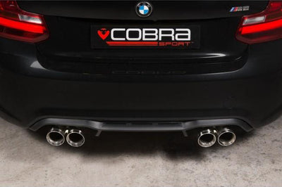 Cobra Exhausts - BMW M2 (F87) Coupe 3" Valved Cat Back Performance Exhaust