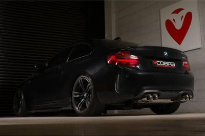 Cobra Exhausts - BMW M2 (F87) Coupe 3" Valved Cat Back Performance Exhaust