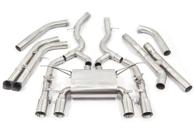Cobra Exhausts - BMW M3 (F80) 3" Valved Primary Cat Back Performance Exhaust