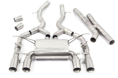 Cobra Exhausts - BMW M3 (F80) 3" Valved Secondary Cat Back Performance Exhaust