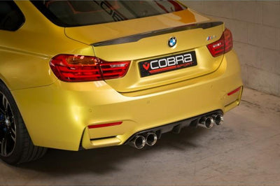 Cobra Exhausts - BMW M4 (F82) Coupe 3" Valved Primary Cat Back Performance Exhaust