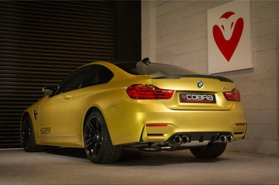 Cobra Exhausts - BMW M4 (F82) Coupe 3" Valved Secondary Cat Back Performance Exhaust