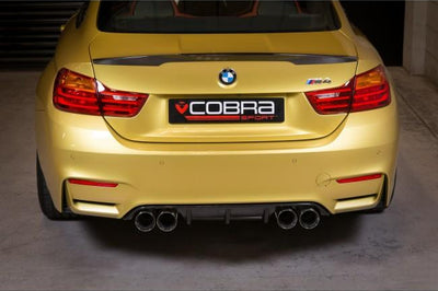 Cobra Exhausts - BMW M4 (F82) Coupe 3" Valved Primary Cat Back Performance Exhaust