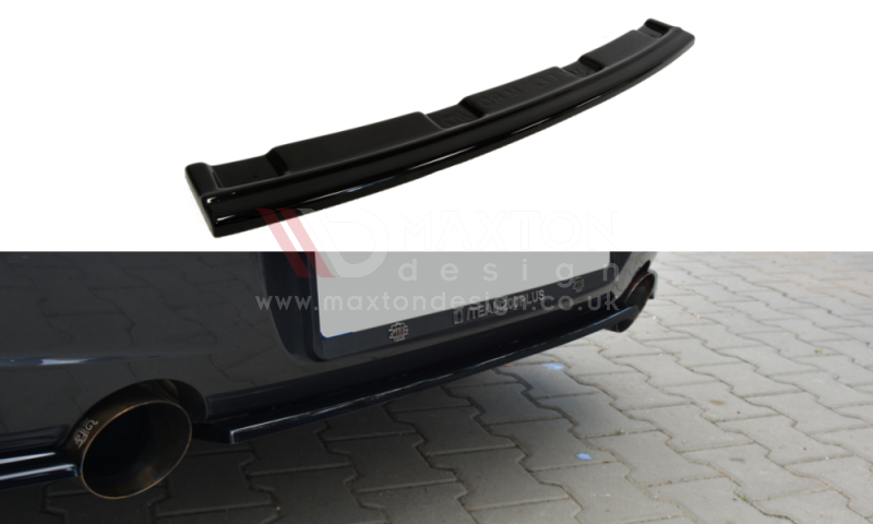 Maxton Design - CENTRAL REAR SPLITTER BMW 1 F20/F21 M-POWER (WITHOUT VERTICAL BARS)