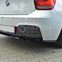 Maxton Design - CENTRAL REAR SPLITTER BMW 1 F20/F21 M-POWER (WITHOUT VERTICAL BARS)
