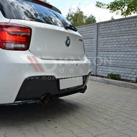 Maxton Design - CENTRAL REAR SPLITTER BMW 1 F20/F21 M-POWER (WITHOUT VERTICAL BARS)