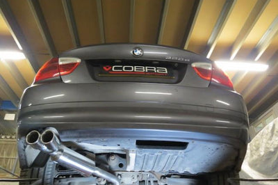 Cobra Exhausts - BMW 318D/320D Diesel (E90/E91) Twin Tip Performance Exhaust Rear Box