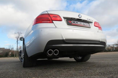 Cobra Exhausts - BMW 318D/320D (E92) Coupe Twin Tip Rear Box Performance Exhaust
