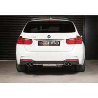 Cobra Exhausts - BMW 330D (F30/F31) Quad Exit M3 Style Exhaust Conversion