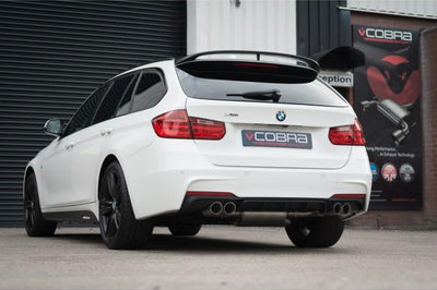 Cobra Exhausts - BMW 330D (F30/F31) Quad Exit M3 Style Exhaust Conversion