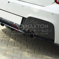 ** CLEARANCE ** Maxton Design - Central Rear Splitter (Vertical Bars) BMW 1 F20 / F21 (NO RETURN)