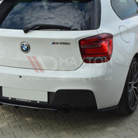 ** CLEARANCE ** Maxton Design - Central Rear Splitter (Vertical Bars) BMW 1 F20 / F21 (NO RETURN)
