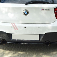 Maxton Design - Central Rear Splitter (Vertical Bars) BMW 1 F20 / F21