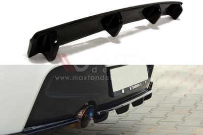 ** CLEARANCE ** Maxton Design - Central Rear Splitter (Vertical Bars) BMW 1 F20 / F21 (NO RETURN)