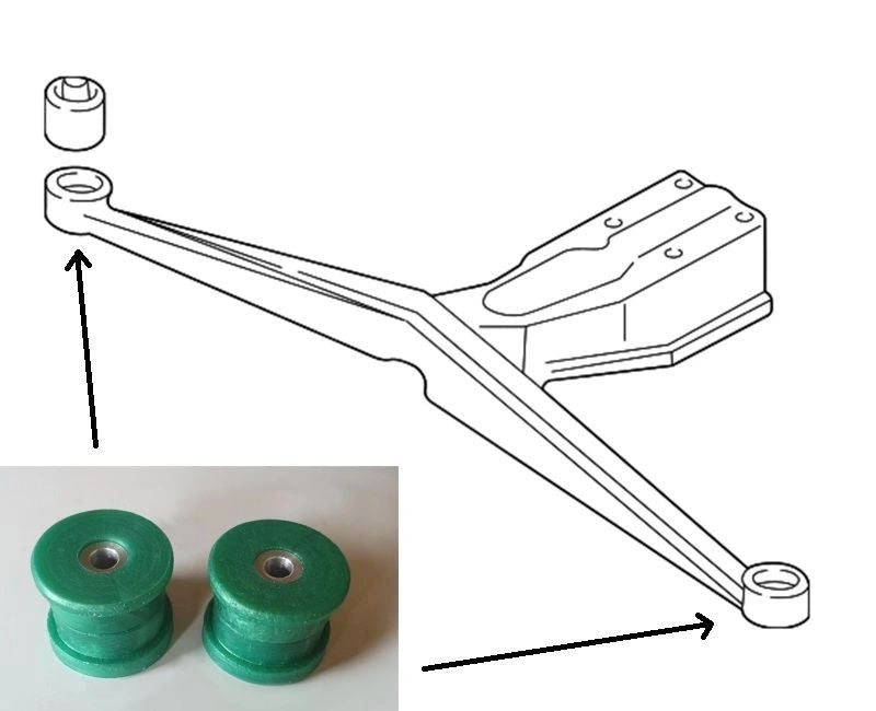 Subaru Impreza WRX Sti Turbo 2000 (1992-2000) Rear Subframe Diff Cradle Outrigger Bushes