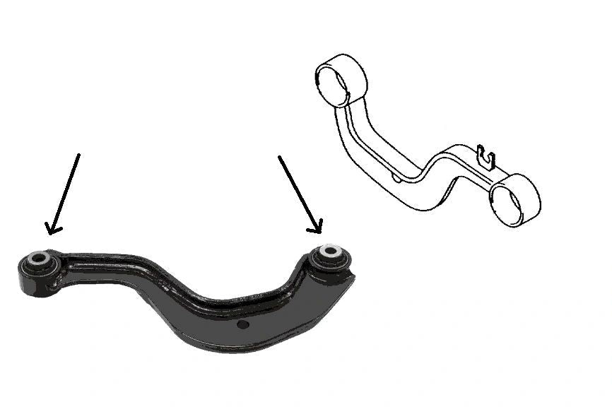 Audi A3 S3 RS3 MK2 (2003-2012) Rear Upper Link Suspension Arm Bushes
