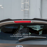 Maxton Design - SPOILER CAP V2 FIESTA MK7 ST / ST Line / Zetec s