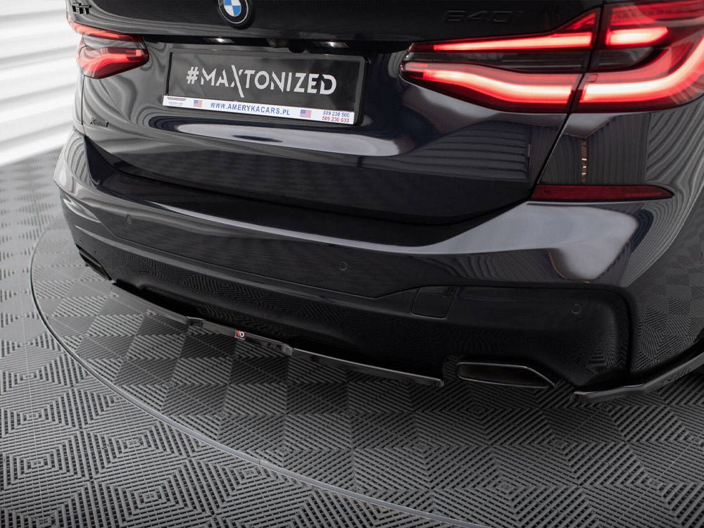 Maxton Design - CENTRAL REAR SPLITTER BMW 6 GT G32 M-PACK (2017-)