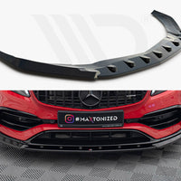 Maxton Design - FRONT SPLITTER V.1 MERCEDES A45 AERO W176 FACELIFT (2015-2018)