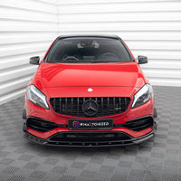 Maxton Design - FRONT SPLITTER V.1 MERCEDES A45 AERO W176 FACELIFT (2015-2018)