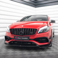 Maxton Design - FRONT SPLITTER V.2 MERCEDES A45 AERO W176 FACELIFT (2015-2018)