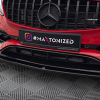 Maxton Design - FRONT SPLITTER V.2 MERCEDES A45 AERO W176 FACELIFT (2015-2018)