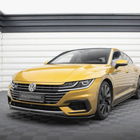Maxton Design - Front Splitter V.1 Volkswagen Arteon R-Line Sedan / Shooting Brake Mk1
