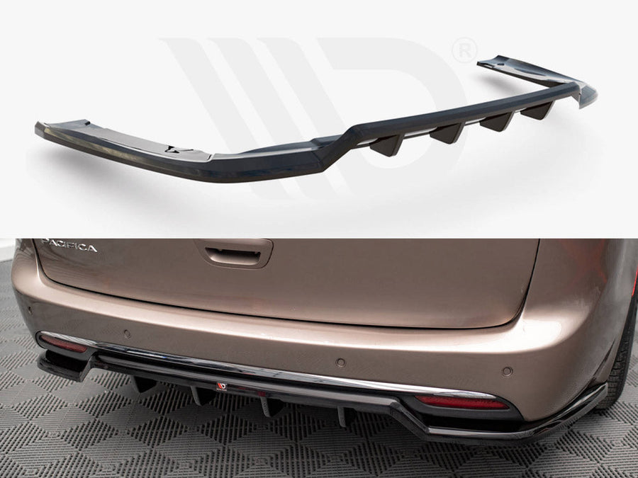 Maxton Design - CENTRAL REAR SPLITTER (VERTICAL BARS) CHRYSLER PACIFICA MK2