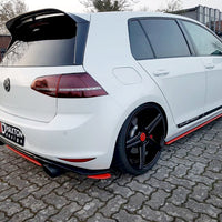 Maxton Design - Rear Side Splitters VW GOLF MK7 GTI Clubsport (2016-2017)