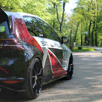 Maxton Design - Racing Side Skirt Diffusers VW MK7 GTI Clubsport (2016-2017)