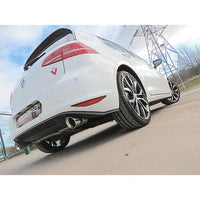Cobra Exhausts - VW Golf GTD (Mk7) 2.0 TDI (5G) (14-17) GTI Style Rear Exhaust
