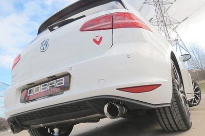 Cobra Exhausts - VW Golf GTD (Mk7) 2.0 TDI (5G) (14-17) GTI Style Rear Exhaust