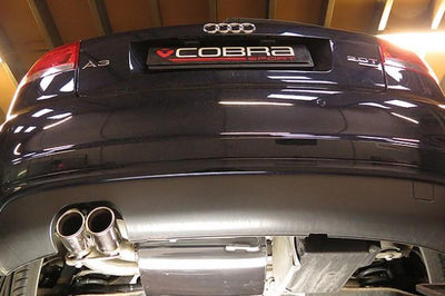 Cobra Exhausts - Audi A3 (8P) 2.0 TFSI Quattro (3 Door) Cat Back Performance Exhaust