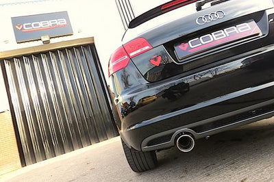 Cobra Exhausts - Audi A3 (8P) 2.0 TDI 2WD (2008-12) (3 Door) Single Tip Cat Back Performance Exhaust