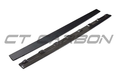 AUDI A3 8V FACELIFT CARBON FIBRE SIDE SKIRTS